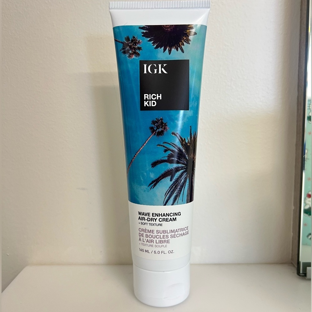 NEW IGK RICH KID Wave Enhancing Air-Dry Cream